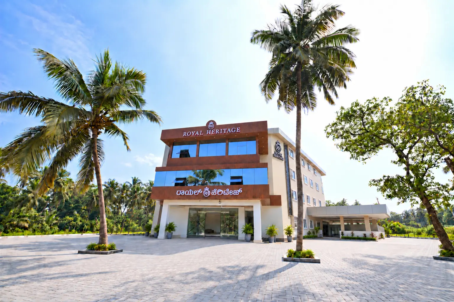 Royal Heritage hotel building in daylight